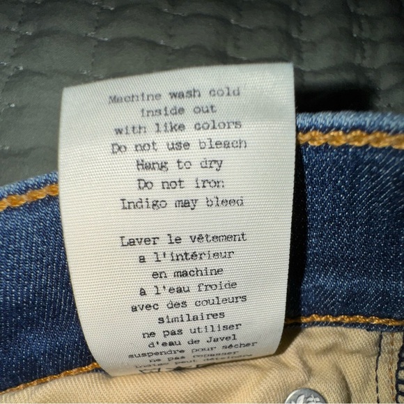 Rag & Bone ankle skinny raw hem Jeans. Size 29. EUC. Color CLN LLY DALE - Picture 13 of 14